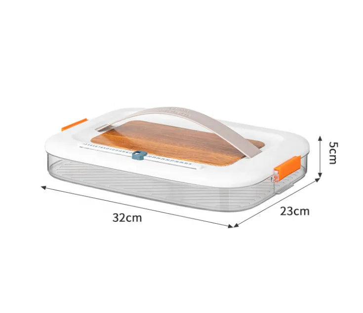 Dumpling Plastic Kitchen Storage Box Refrigerator Freezing 3 Layer Frozen Box Crisper Food Grade Stackable Food Containers