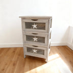 Modern Style Multi Functional Storage Cabinet Wooden with Drawers Storage Cabinet Bedside Table Storage Device