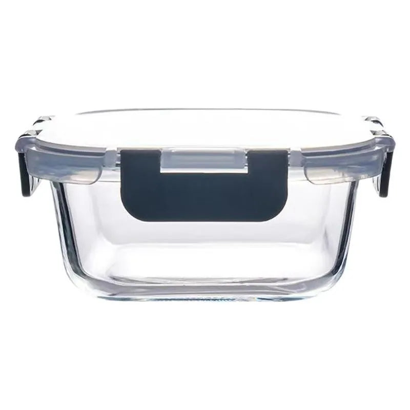 High Borosilicate Glass Baking Dish Glass Preservation Bowl Microwave Compartments Lunch Box Food Storage Container