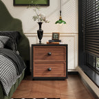 Bedroom Steel Nightstand with Anti-Rust Coating for Long Use