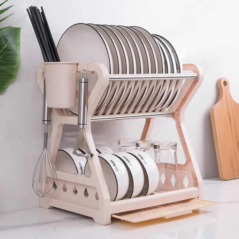 Hot Product Kitchen Dish Storage Rack Table Top Drain Bowl Rack Put Tableware Kitchen Storage Rack