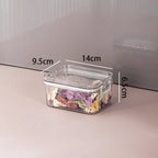 Transparent Injection Plastic Luxury Multifunction Storage Boxes High Aesthetic Fresh Keeping Jars Grains Cereals Kitchen