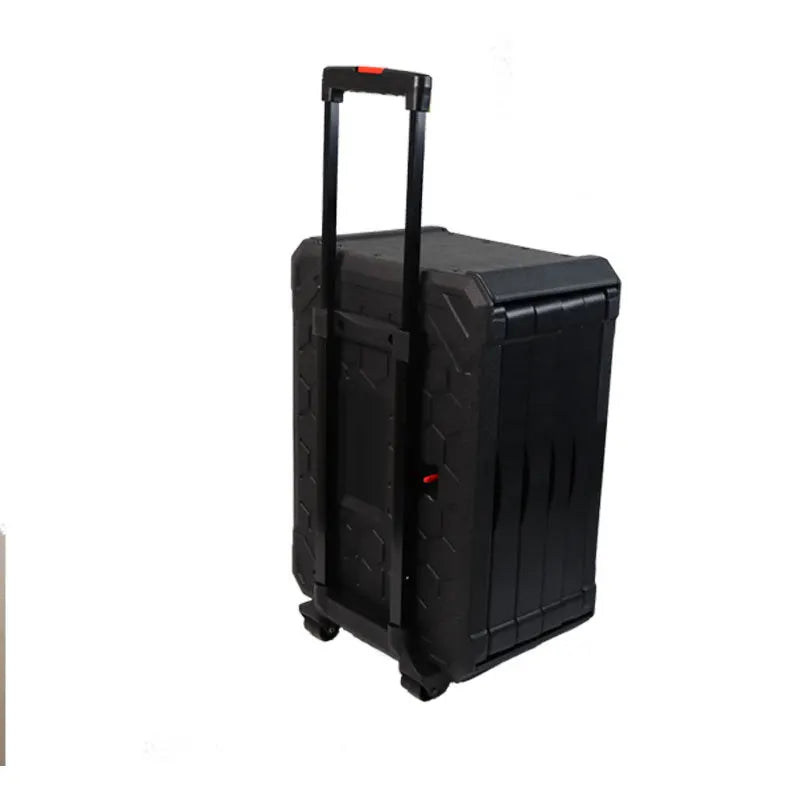 4 Drawer 300 Pieces Trolley Case Tool Kit with Rolling Tool Box Socket Wrench Hand Tool Set House Repair Kit  WITH Long Handle