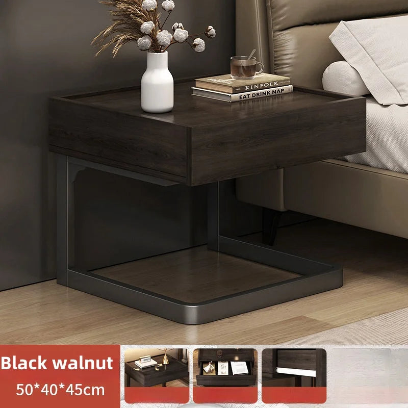 Contemporary Luxury Floating Bedside Table Modern Bedroom Furniture Convertible Living Room Cabinets for Home Use