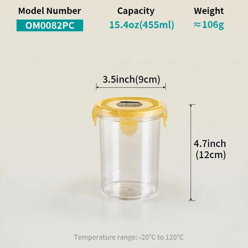 Factory Wholesale Plastic Airtight Food Storage Containers Kitchen Accessories Food Preservation Jars Fresh Keeping sealed Box