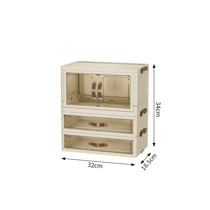 Desk Organizer, Plastic Desktop Organizer with Pencil Holder and Sticky Note Tray, Office Stationery Supplies Organizers